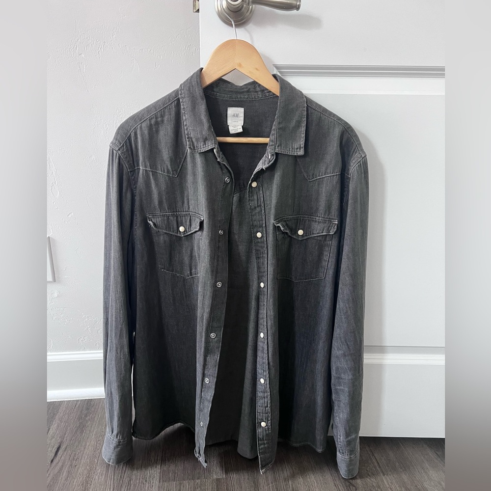 HM Denim Long Sleeve Shirt